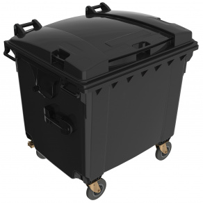 Container pentru colectarea deseurilor  1100 litri   galben 2 Container pentru colectarea deseurilor  1100 litri   galben 2