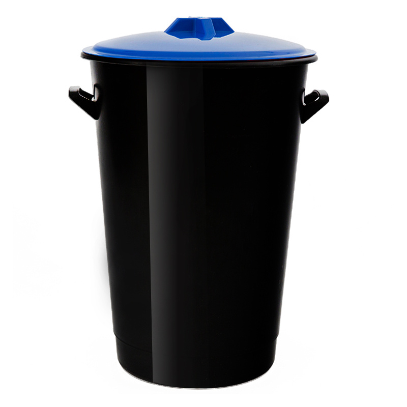 Tomberon gunoi 60 litri capac albastru