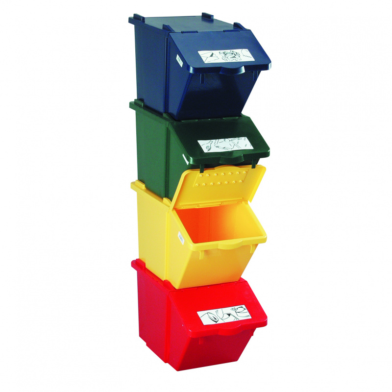 Cos gunoi cu capac batant 45 litri Cos gunoi cu capac batant 45 litri