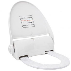 Capac toaleta cu buton   cu folie 135 utillizari