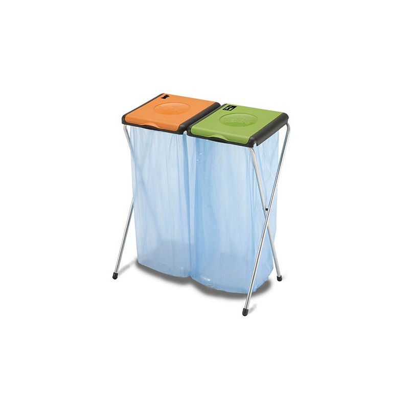 Suport din inox pentru sac cu capac   2 Suport din inox pentru sac cu capac   2