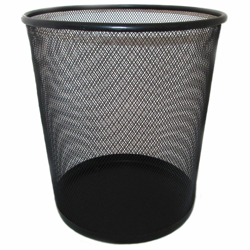 Cos gunoi birou  metalic perforat   12 litri Cos gunoi birou  metalic perforat   12 litri