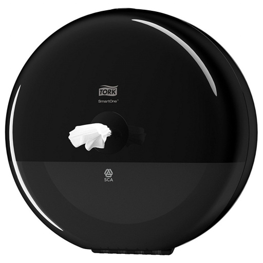 Dispenser hartie igienica Tork Smart One   Negru mare