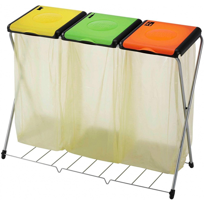 Suport din inox pentru sac cu capac   3 plus Suport din inox pentru sac cu capac   3 plus
