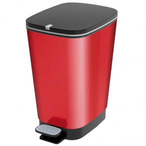 Cos gunoi cu pedala Chic  rosu   22 litri