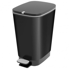 Cos gunoi cu pedala Chic  negru   50 litri Cos gunoi cu pedala Chic  negru   50 litri
