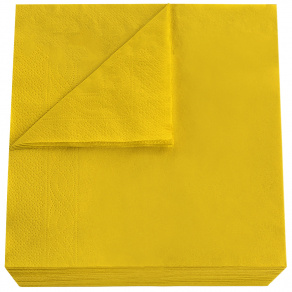 Servetele de masa galbene 33 33  250 buc pach