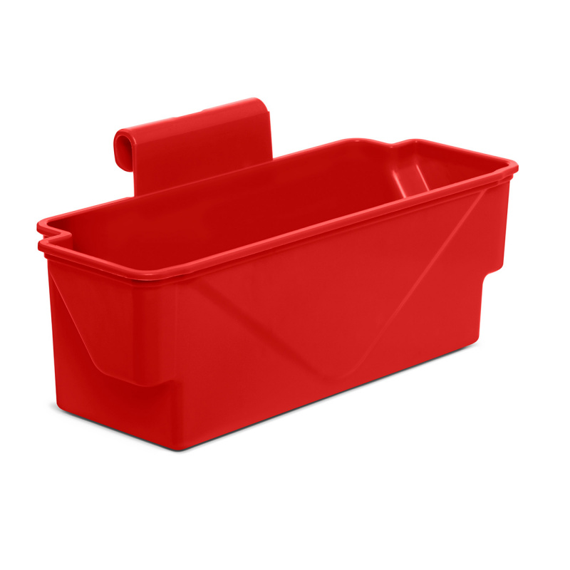 Suport accesorii pentru carucior curatenie profesional   rosu