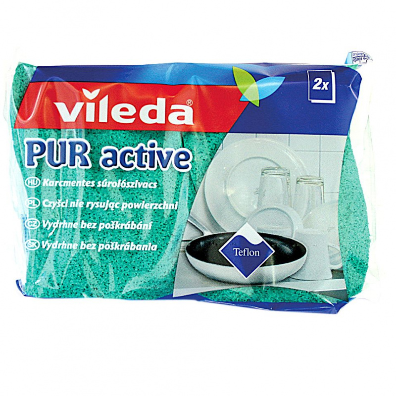 Burete de vase teflon Vileda   2 buc Burete de vase teflon Vileda   2 buc