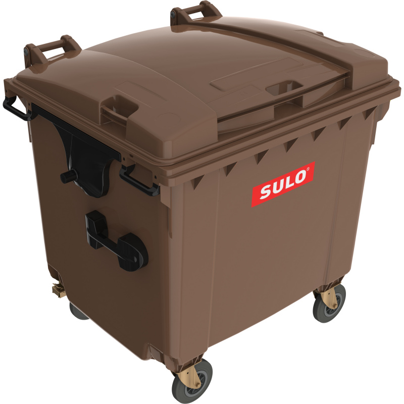 Container gunoi 1100 litri   maro Container gunoi 1100 litri   maro