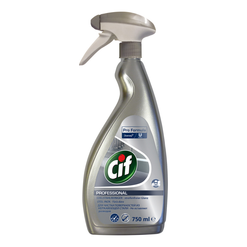 Detergent profesional otel inox   Cif Pro Formula 750 ml Detergent profesional otel inox   Cif Pro Formula 750 ml