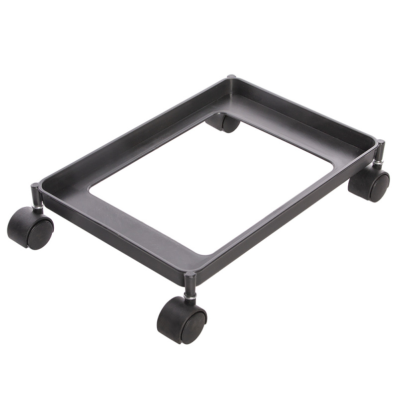 Suport cu roti pentru galeata dubla   negru