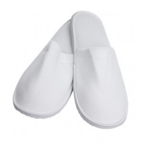 Papuci hotelieri velur  inchis mare  15 mm