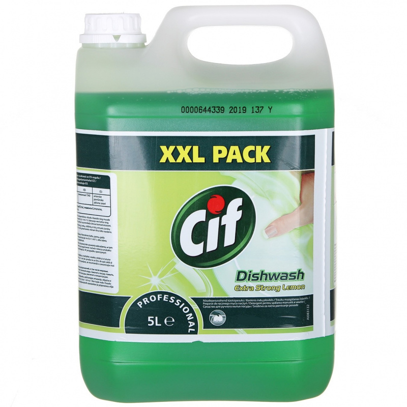 Detergent profesional Cif Extra Strong Lemon pentru spalarea manuala a vaselor Detergent profesional Cif Extra Strong Lemon pentru spalarea manuala a vaselor