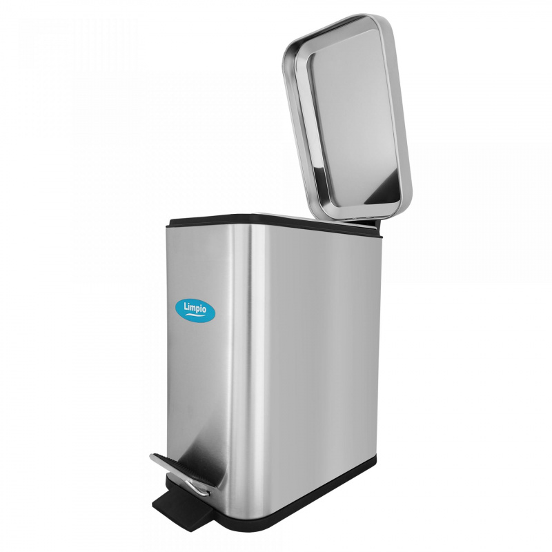 Cos gunoi inox cu inchidere soft close   10 litri 1 Cos gunoi inox cu inchidere soft close   10 litri 1