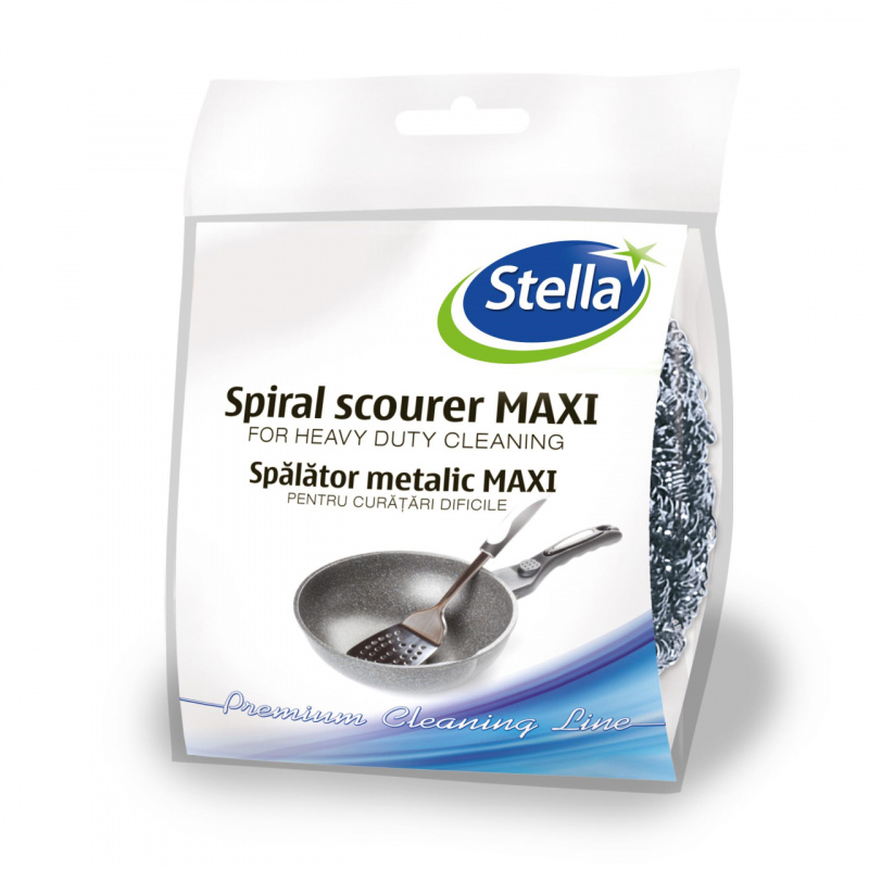 Burete spiralat inox Maxi Stella Burete spiralat inox Maxi Stella