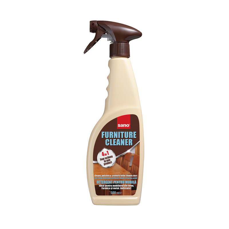 Detergent spray pentru mobila Sano Furniture Cleaner  500 ml Detergent spray pentru mobila Sano Furniture Cleaner  500 ml
