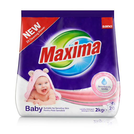 Detergent pentru rufe automat Sano Maxima Baby  2kg