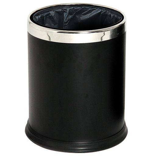 Cos gunoi interior cu pereti dublii    10 litri negru