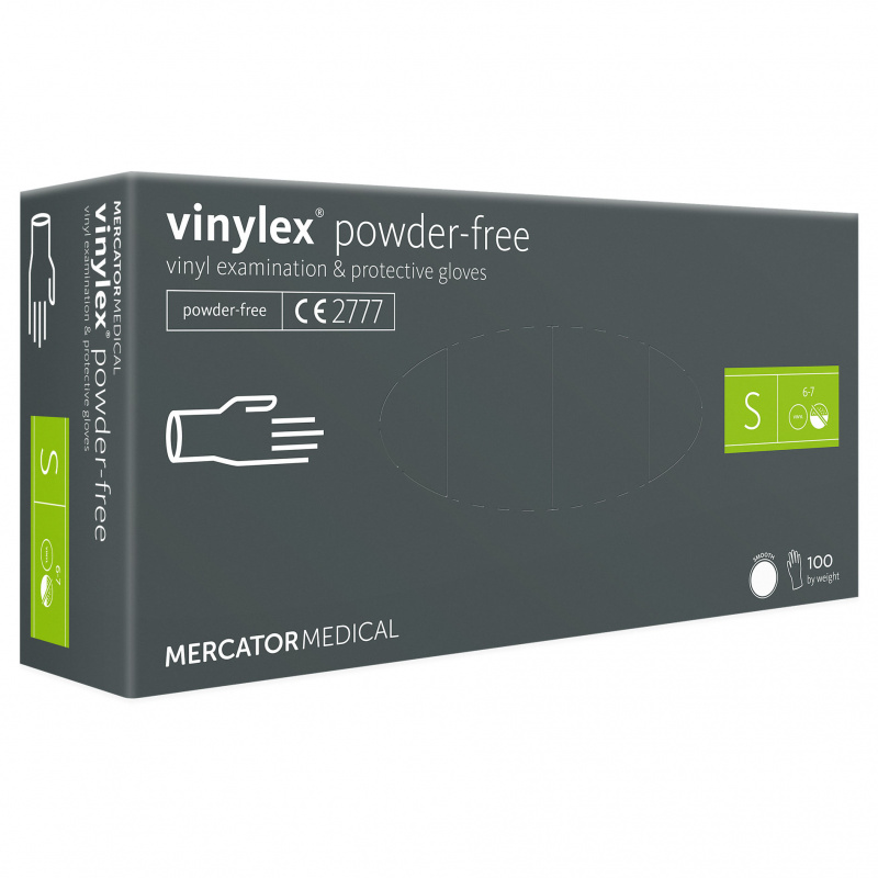 Vinil  manusi vinil de protectie  examinare  nepudrate S Vinil  manusi vinil de protectie  examinare  nepudrate S