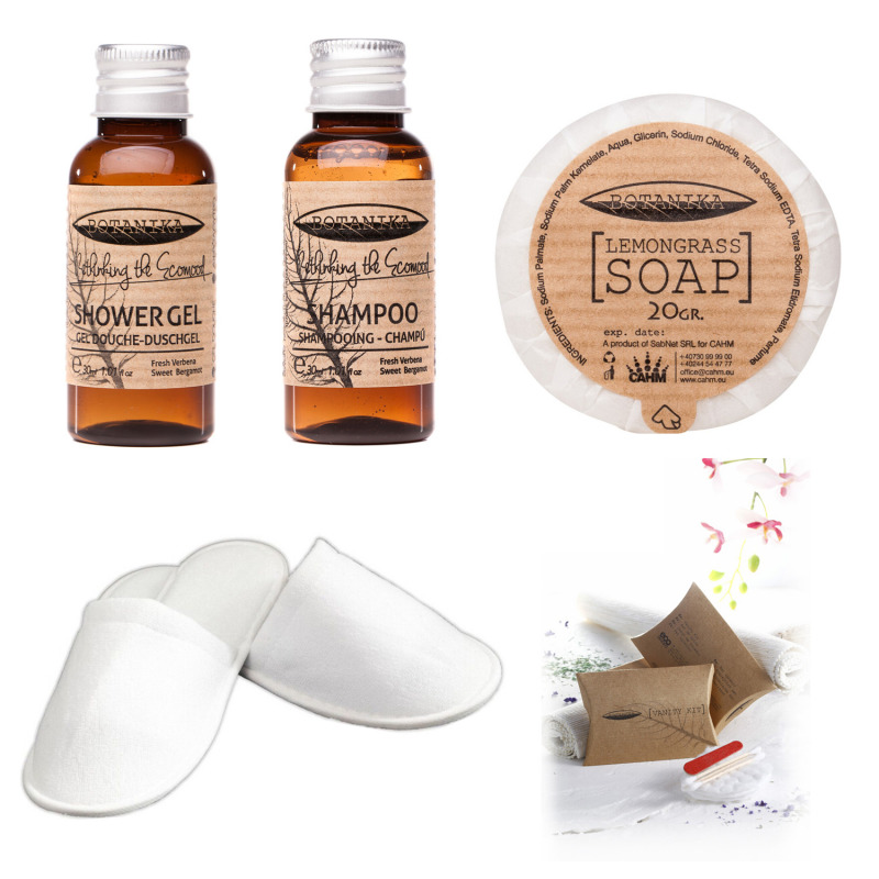 Pachet cosmetice hoteliere Botanika   100 buc Pachet cosmetice hoteliere Botanika   100 buc