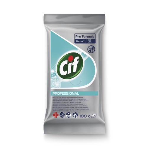 Servetele umede multisuprafete, Cif Profesional 100bucati