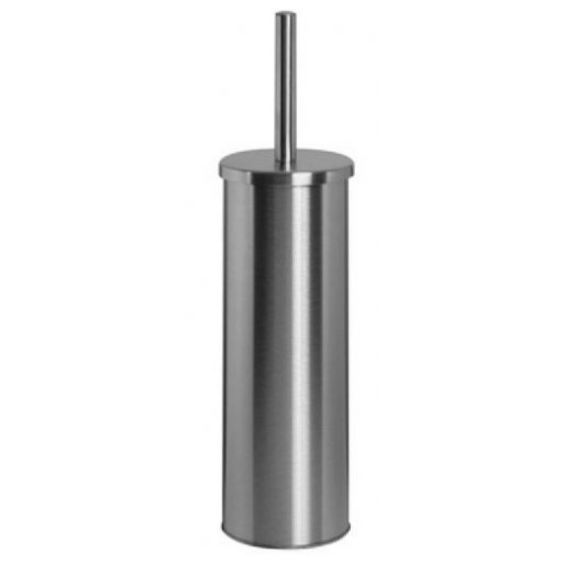 Perie wc inox lucios, montare pe perete