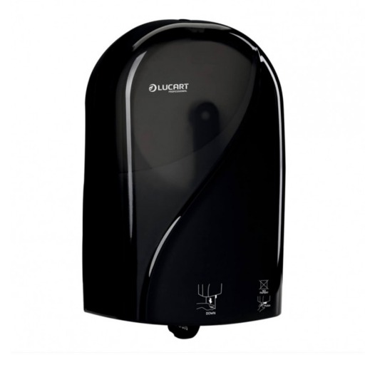 Dispenser hartie igienica Lucart Identity autocut, negru, CARDBOARD