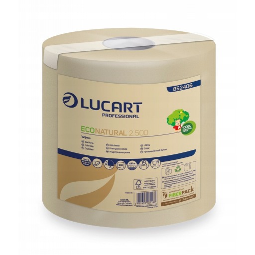 Prosoape hartie derulare centrala, Econatural Lucart, 105 metri