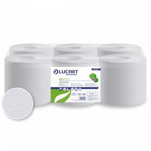 Prosoape hartie derulare centrala, Lucart Eco19CF -100 m