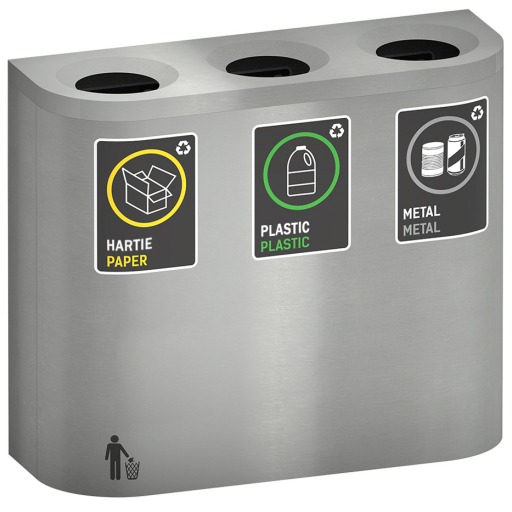 Cos gunoi colectare selectiva Bari, cos gunoi reciclare gunoi 3*30 litri