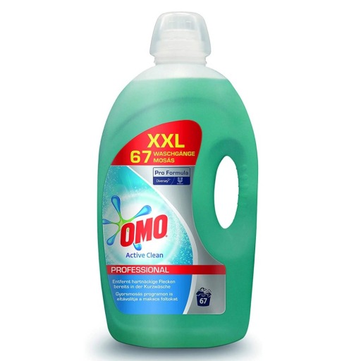 OMO Professional Active Clean, detergent rufe lichid, 5 litri