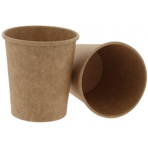 Pahare carton natur,  perete simplu, 8oz, 230 ml Pahare carton natur,  perete simplu, 8oz, 230 ml