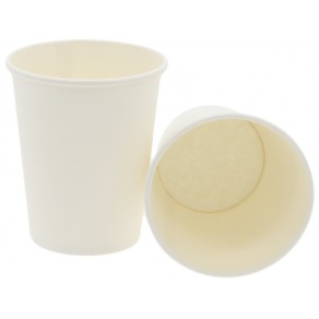 Pahare carton, albe, 8oz, 230 ml, 50 buc/set Pahare carton, albe, 8oz, 230 ml, 50 buc/set