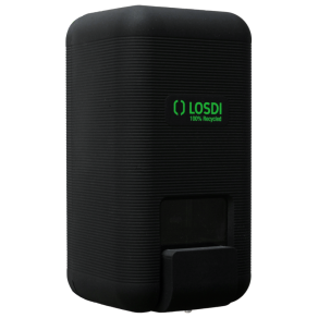 Dozator sapun lichid, ABS negru, 1 litru, Losdi Eco-Lux Dozator sapun lichid, ABS negru, 1 litru, Losdi Eco-Lux