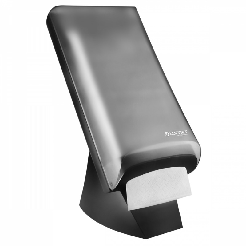Dispenser servetele de masa, Lucart L-One Tabletop, negru Dispenser servetele de masa, Lucart L-One Tabletop, negru