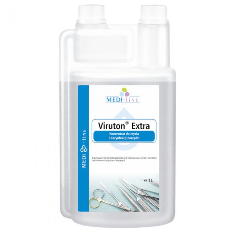 Detergent dezinfectant concentrat pentru instrumentar Viruton Extra 1 litru Detergent dezinfectant concentrat pentru instrumentar Viruton Extra 1 litru