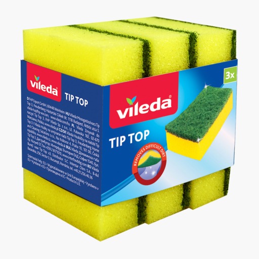 Burete vase Vileda Tip Top, 3 buc