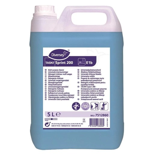 Solutie curatare suprafete lavabile - Sprint 200 Taski, 5 litri