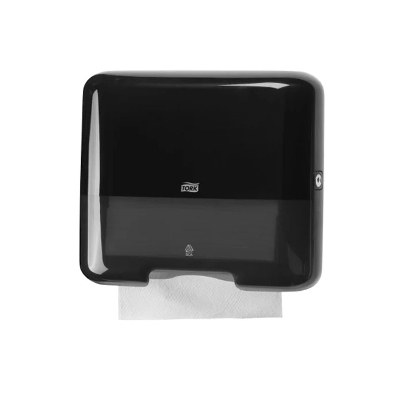Dispenser prosoape pliate mic Tork negru Dispenser prosoape pliate mic Tork negru