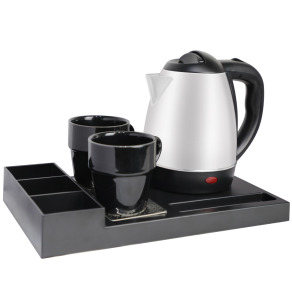 Set hotelier ceai si cafea, tava + cana fierbator Prokettle Round 1.2 L