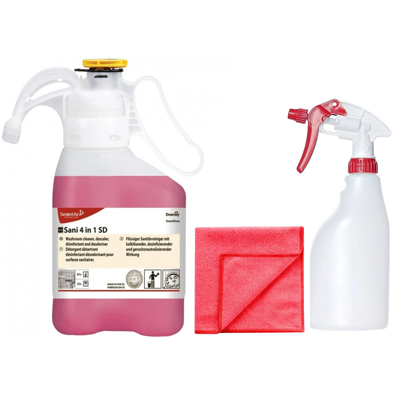 Pachet detergent profesional dezinfectant toalete Pachet detergent profesional dezinfectant toalete