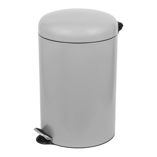 Cos gunoi otel cu pedala - 20 litri, soft close, gri