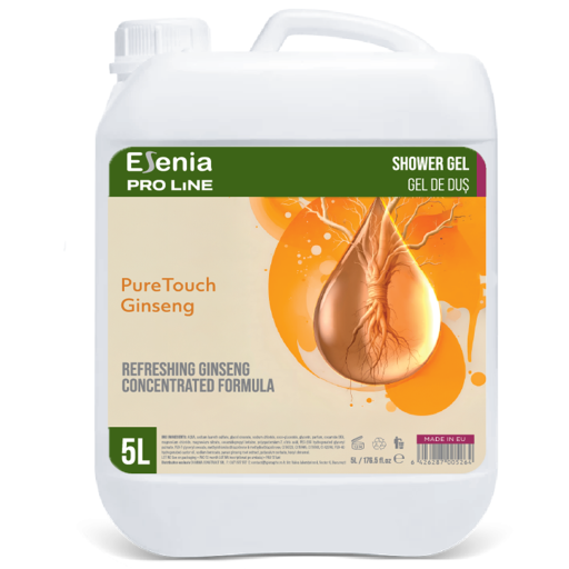 Gel de dus Ginseng Pure Touch Esenia, 5 litri