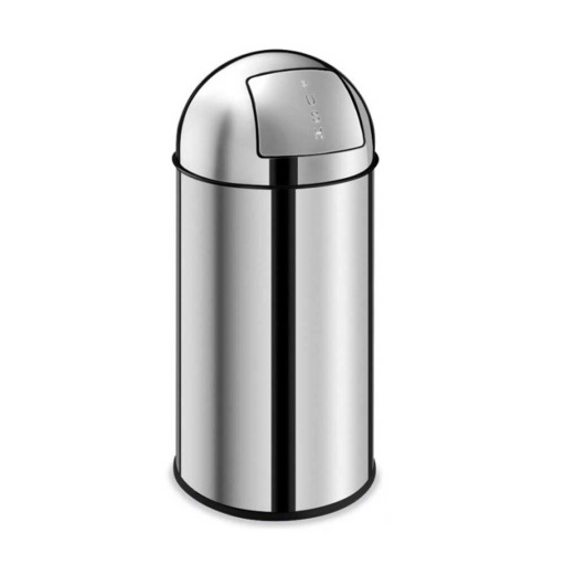 Cos gunoi inox capac push - 50 litri