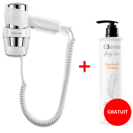 PACHET Uscator par hotelier Valera Action Super Plus 1800 + Dispenser hotelier gel de dus,...