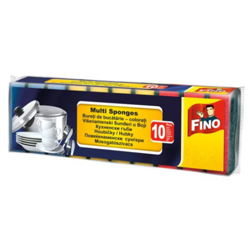 Burete Bucatarie Colorat Fino, 10buc/set
