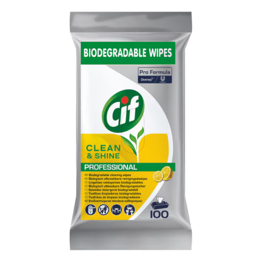 Servetele umede pentru suprafete Cif Clean and Fresh, 100 buc