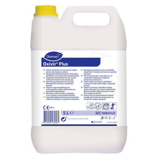 Oxivir Plus - detergent dezinfectant concentrat virucid pentru suprafete, 5 litri