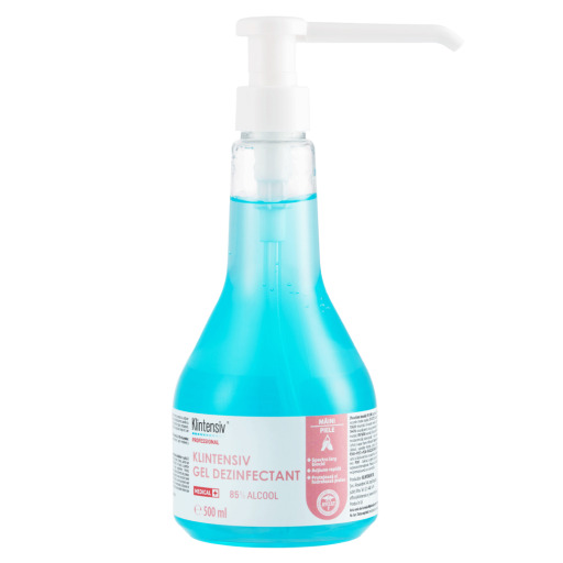 Klintensiv gel dezinfectant maini, virucid, avizat MS, 500 ml